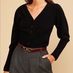Rouje Arsene Cashmere blend cardigan Medium NEW